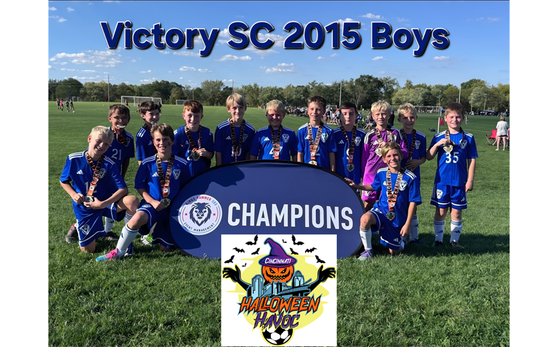 VICTORY SC 2015 boys blue CHAMPS